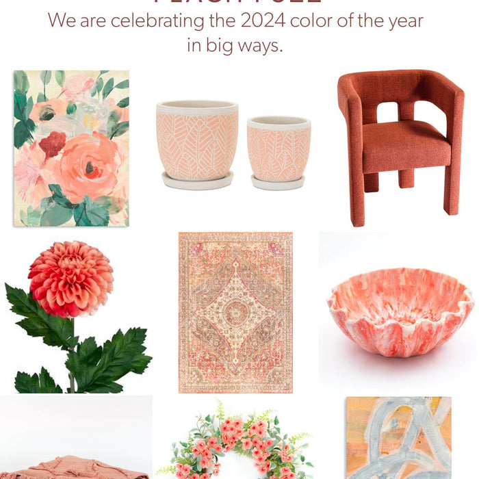 2024 Home Decor Color Trends : Pantone Peach Fuzz & More Inspo - Pier 1
