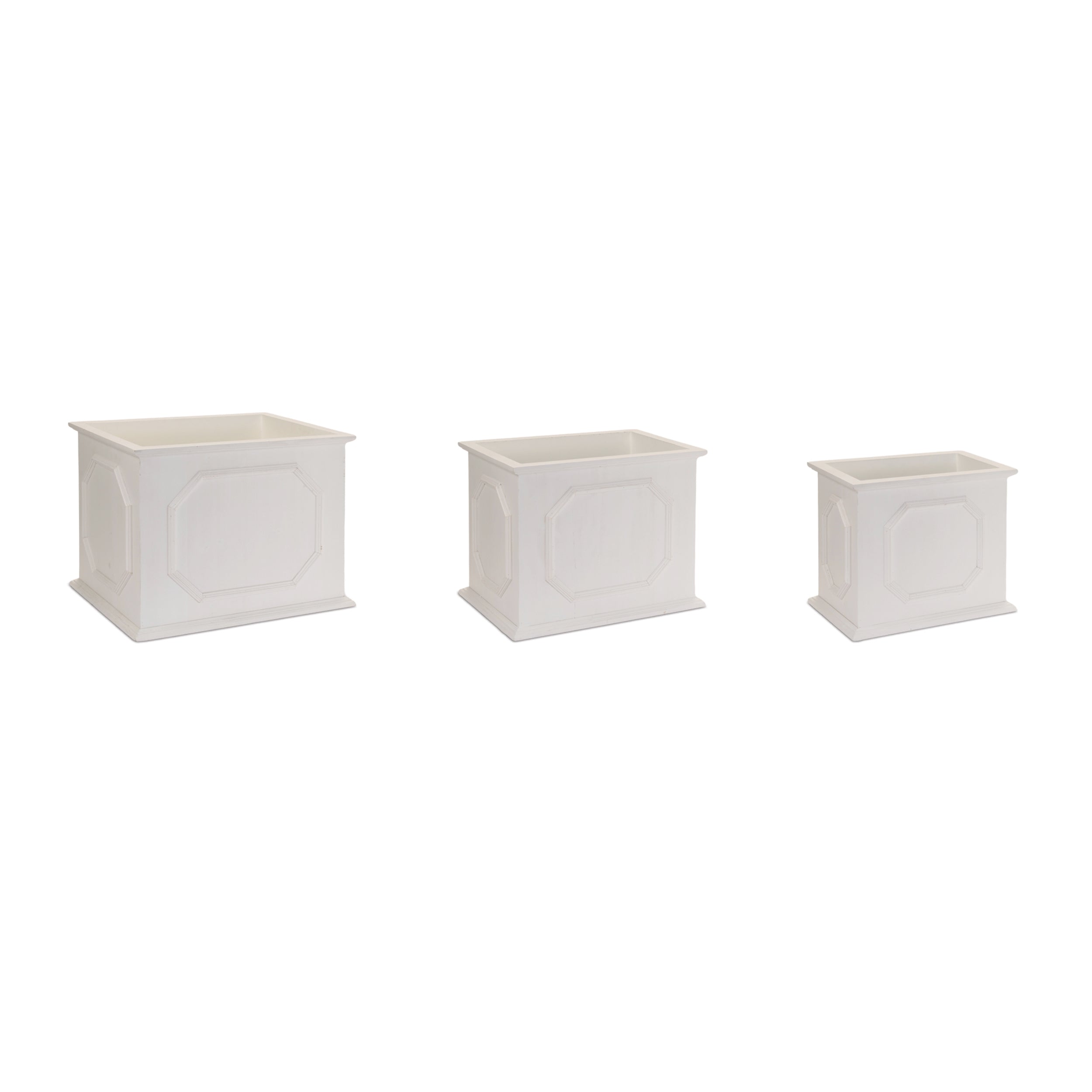 pier 1 plant pots Wooden Box Planter, Set of 3