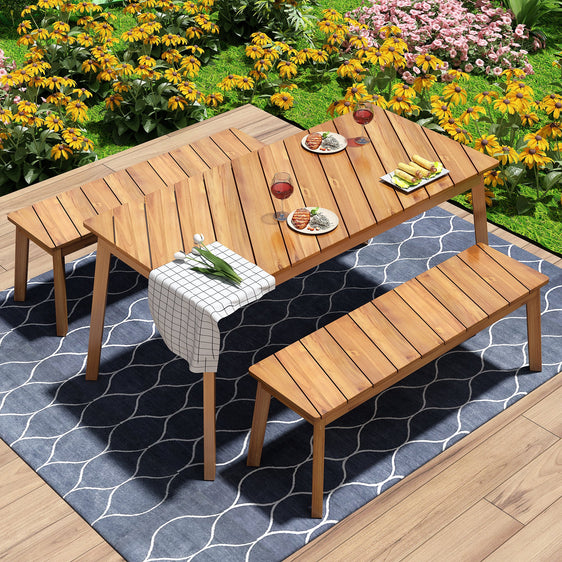 3-Piece-Acacia-Wood-Dining-Set-with-Dining-Table-and-Bench-Outdoor-Dining