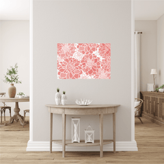 Dahlia Punch Wrapped Canvas Gallery Wall Art