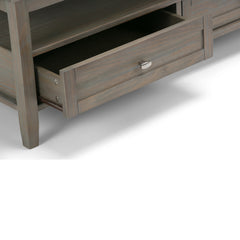 Elysian Solid Wood Coffee Table with 2 Drawers