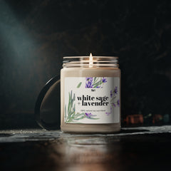 White Sage & Lavender Soy Candle, 9oz