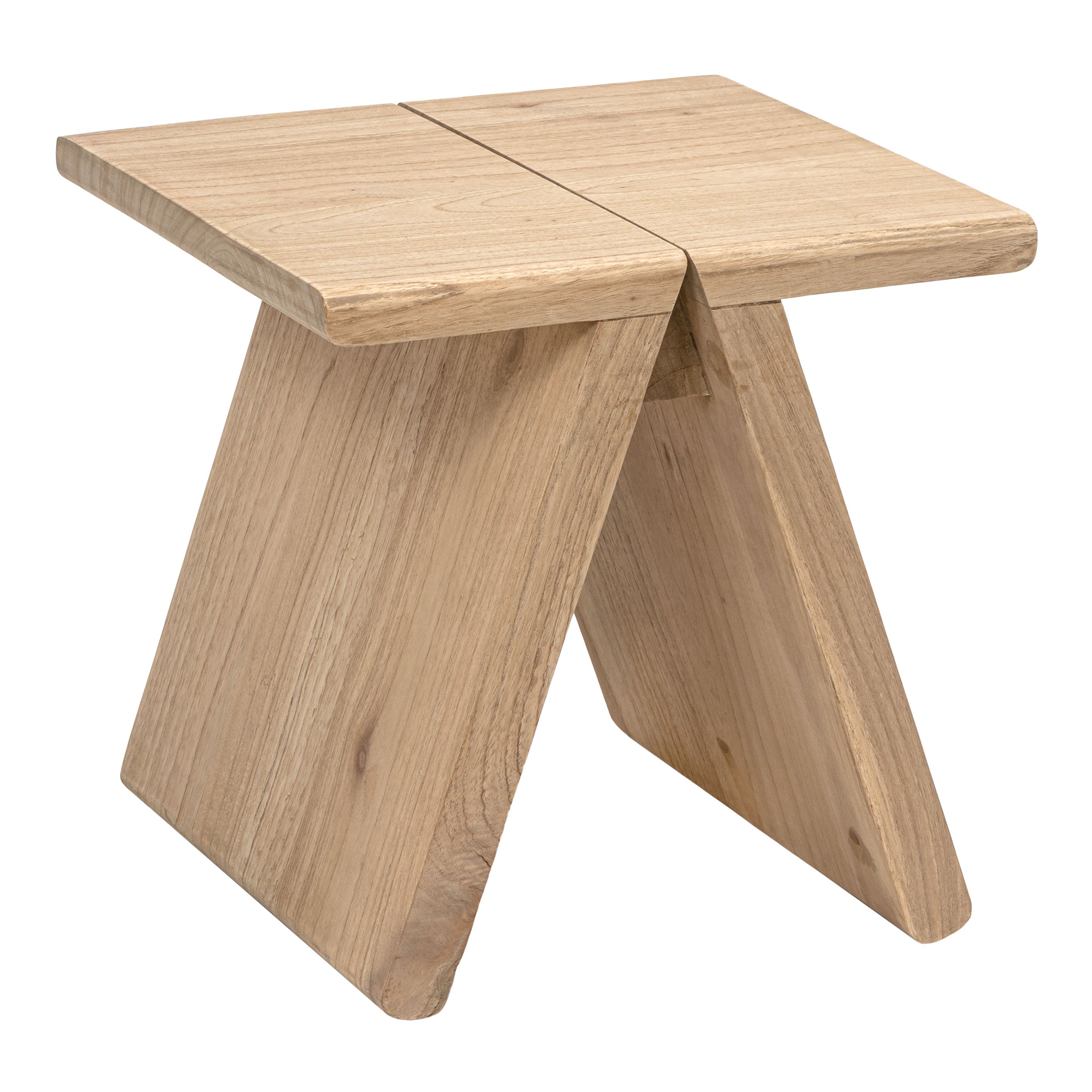 Jack Rustic Scandinavian Handcrafted Solid Mindi Wood Sculptural