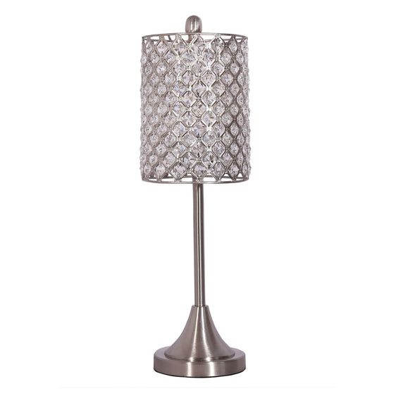 Bella 27" Bling Metal Table lamp, (Set of 2) - Table Lamps