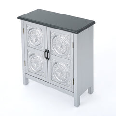 Breathe Cabinet with 2 Doors and Wood Rectangular Top - Cabinets