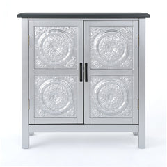 Breathe Cabinet with 2 Doors and Wood Rectangular Top - Cabinets