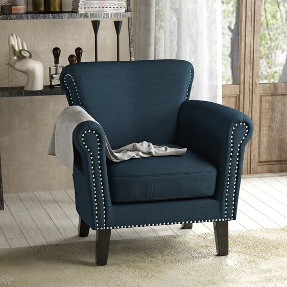 Club-Chair-with-Rolled-Arm-and-Nail-Head-Trim-Accent-Chairs