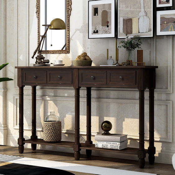 Console-Table-with-2-Storages-and-Bottom-Shelf-Consoles