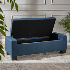 Empower Upholstered Storage Bench with Tufted and Nailhead Trim - Benches