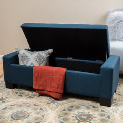 Empower Upholstered Storage Bench with Tufted and Nailhead Trim - Benches