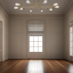 Everlasting 10-Light Semi-flush Mount Ceiling Light - Living Room