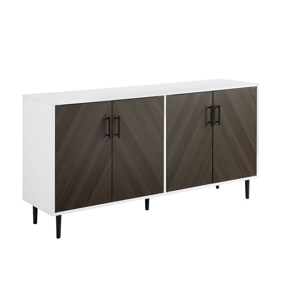 Faux-Bookmatch Door Buffet - Buffets/Sideboards