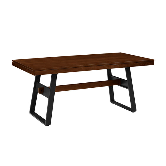 Luminarya Metal and Wood Large Dining Table - Dining Tables