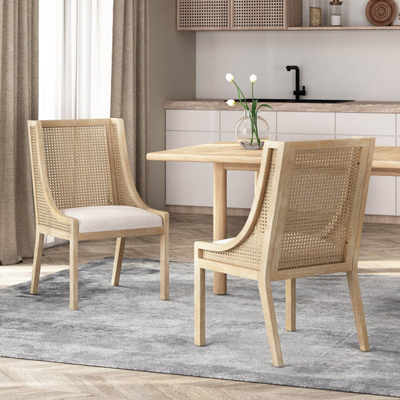 Luminescent-Dining-Chair-with-Gorgeous-Backrest,-Set-of-2-Dining-Chairs