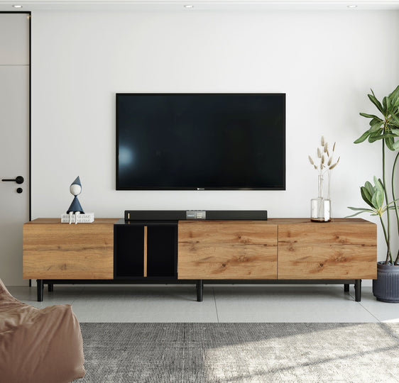 Modern-TV-Stand-for-80''-TV-with-3-Doors-TV-Stand