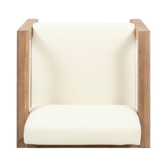 Outdoor Club Chair with Cushion and A Shape Legs - Outdoor