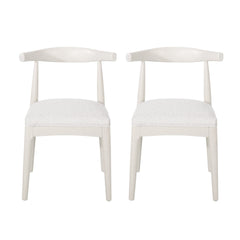 Pinnacle Dining Chair with Stunning Traditional Ladder Back and Slender Tapered Legs, Set of 2 - Dining Chairs
