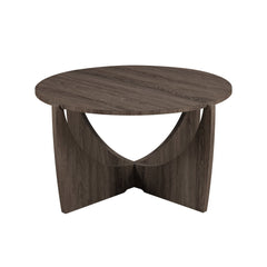 Radiantara Open Arch-Base Round Coffee Table - Coffee Tables