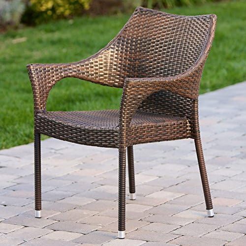 Rattan Dining Chair with Wicker Stacking - Dining Chairs