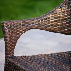 Rattan Dining Chair with Wicker Stacking - Dining Chairs