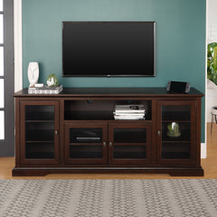 Revel 70" TV Stand for 80" TVs with 4 Glass Doors - TV Stand
