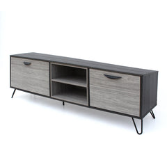 TV Stand with Drop Drown Door and Shelf - TV Stand