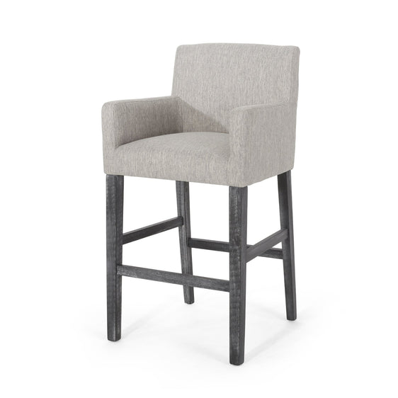Upholstered Counter Chair with Straight Arm - Counter Stool