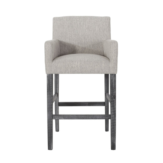 Upholstered Counter Chair with Straight Arm - Counter Stool