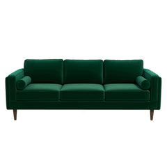 Vibrant 3-Seater Velvet Sofa by Ashcroft Furniture - Sofas