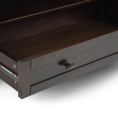 Visionary Solid Wood Square Coffee Table with Drawer - Coffee Tables