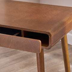 Writing Desk with Exquisite Drawer and Rubber Wood Legs - Desks