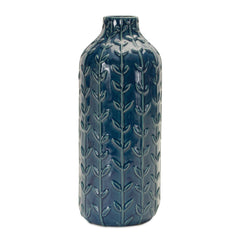 11.25" Ceramic Leaf Pattern Vase, Set of 2 - Pier 1