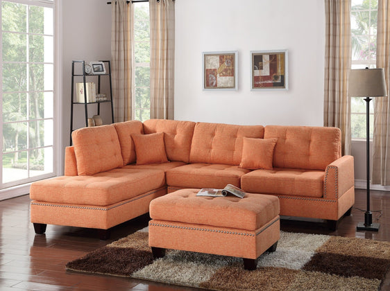 3-Piece-Sectional-Sofa-Set-with-Reversible-Chaise-And-Ottoman-Sofas