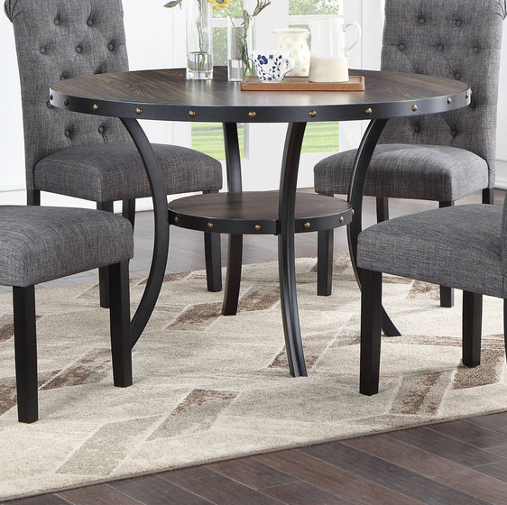 5 Piece Dining Table Set with 4 Side Chairs, Tufted upholstered - Pier 1
