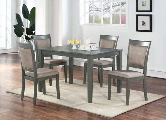 5-Piece-Dining-Table-Set-with-Wooden-Top-and-Cushion-Seats-Dining-Set
