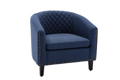Accent Chair with Nailheads and Solid Wood Legs - Pier 1
