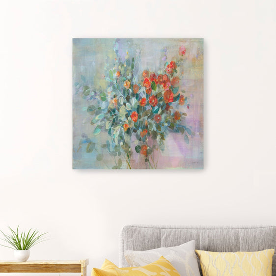 All Blooming Crop Canvas Giclee - Pier 1