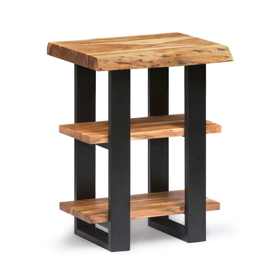 Alpine-Natural-Live-Edge-Wood-2-Shelf-End-Table-End-Tables