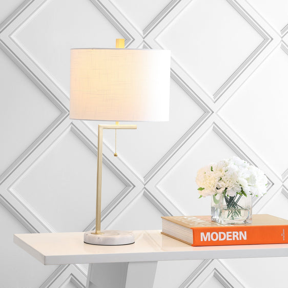 Alyssa-Metal/Marble-LED-Table-Lamp-Table-Lamps