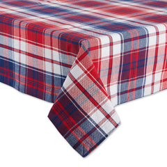 Americana Plaid Tablecloth 60x104 - Pier 1