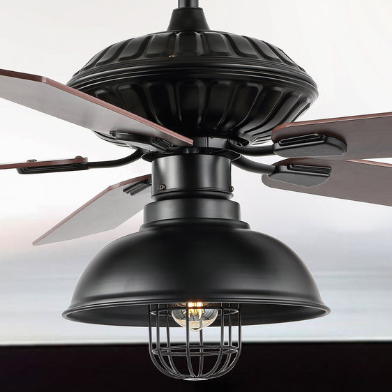Ashton-Light-Farmhouse-Industrial-Iron-Dome-Shade-LED-Ceiling-Fan-With-Remote-Fans