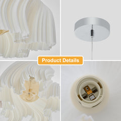 Auras 7.9" Simple Three Dimensional Petal Design Chandelier without Bulb - Pier 1