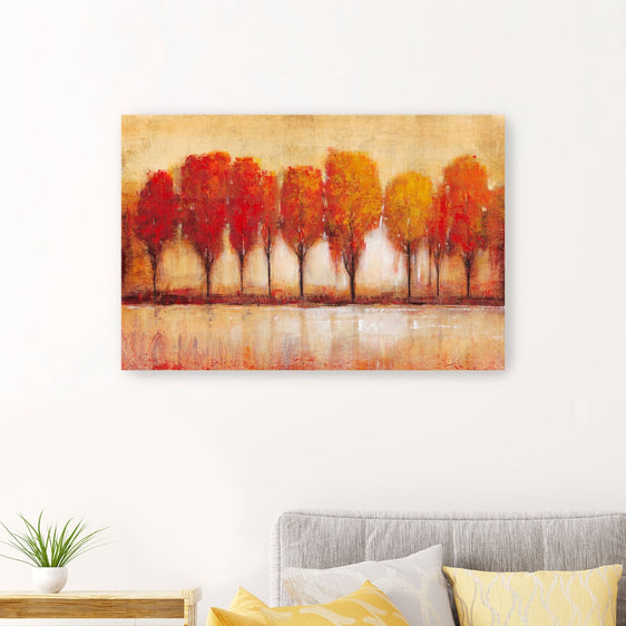 Autumn-Water'S-Edge-Canvas-Giclee-Wall-Art-Wall-Art