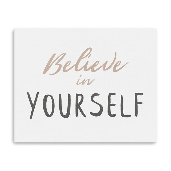 Believe in Yourself Canvas Giclee - Pier 1
