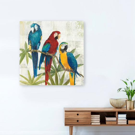 Birds Of A Feather Square I Canvas Giclee - Pier 1