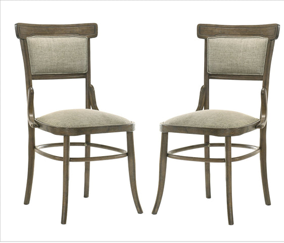 Bistro 19" Wide Contemporary Fabric Dining Chair with Cushion, Set of 2 - Pier 1