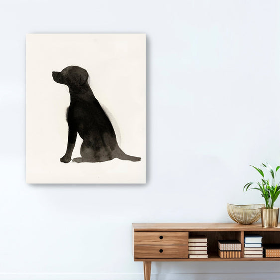 Black-Dog-Canvas-Giclee-Wall-Art-Wall-Art