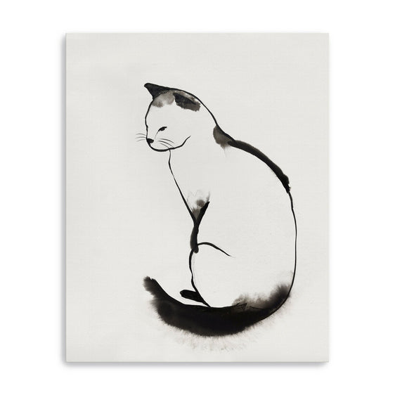 Black Kitten II Canvas Giclee - Pier 1