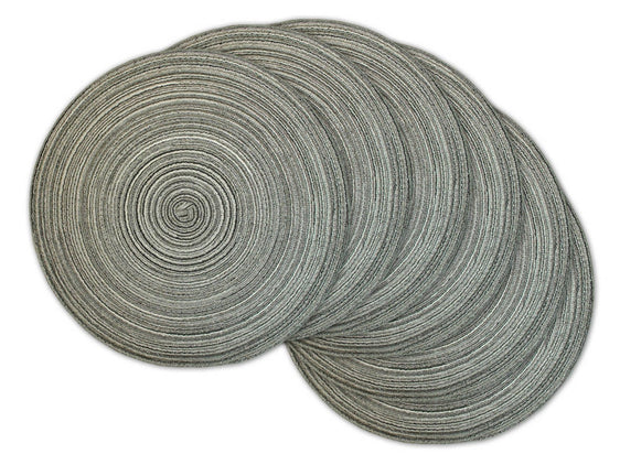 Black-Variegated-Round-Pp-Woven-Placemat-Set-of-6-Placemats