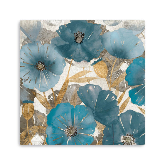 Blue And Gold Poppies I Canvas Giclee - Pier 1